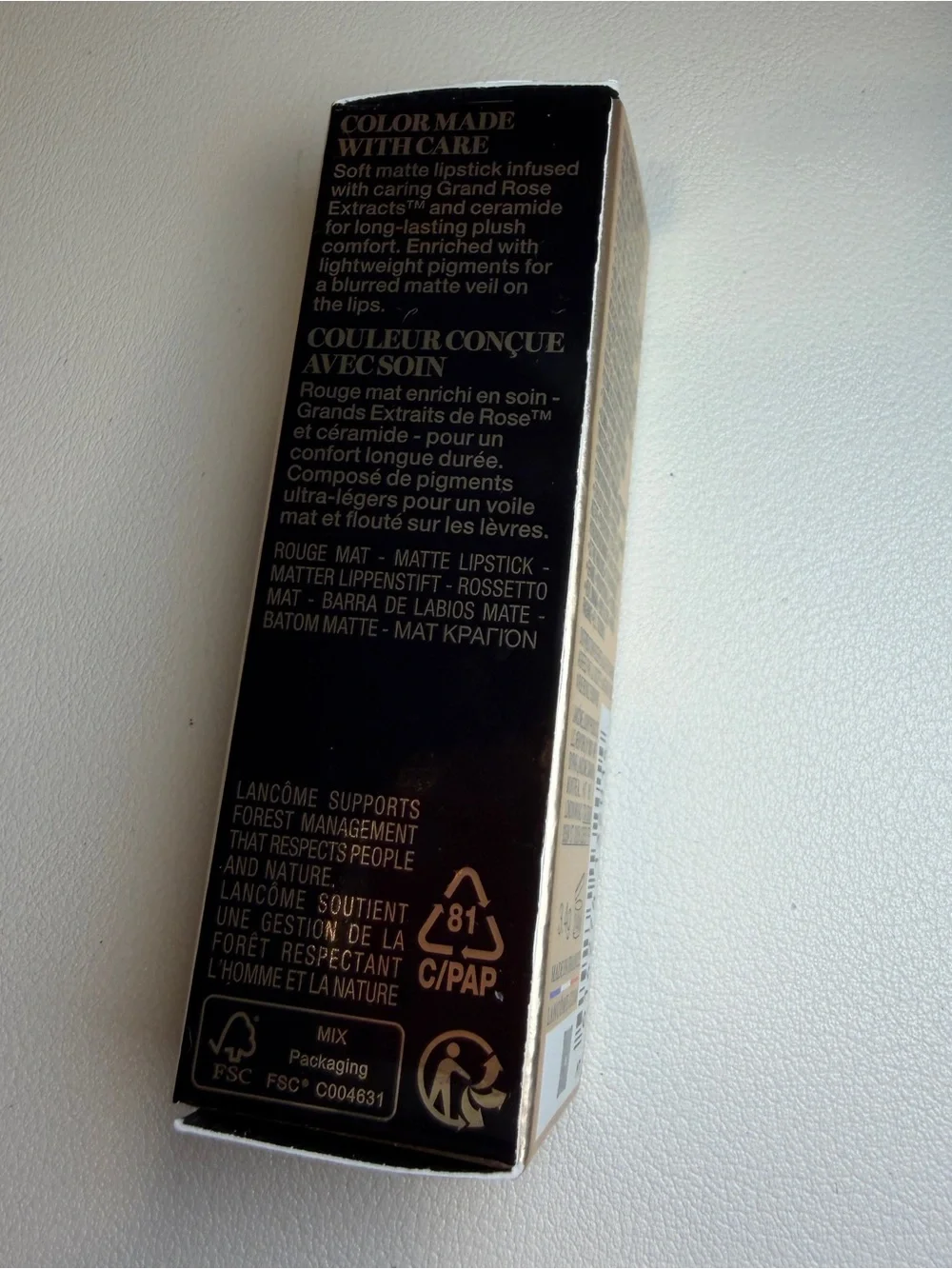 Lancôme L'Absolu Rouge Intimatte 215 First Kiss - 3.4g